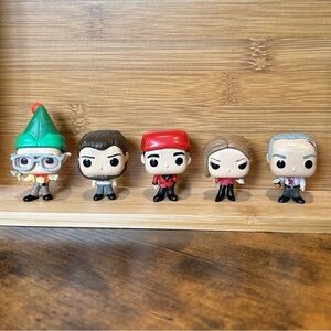 The Office Mini Funko Pocket Pops Bundle 5 Specialty Outfits Mose Jan Creed Elf